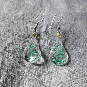 Vintage Hand-Blown Glass Earrings